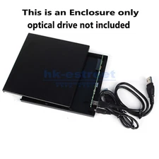 USB External DVD CD-RW Disc Burner Combo Drive Case 2000,XP, Vista, PC