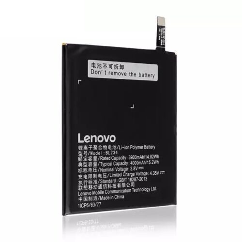 Batterie BL234 authentique pour Lenovo A5000 Vibe P1M P1MA40 P70 P70t P70-T 4000mAh - Photo 1 sur 1