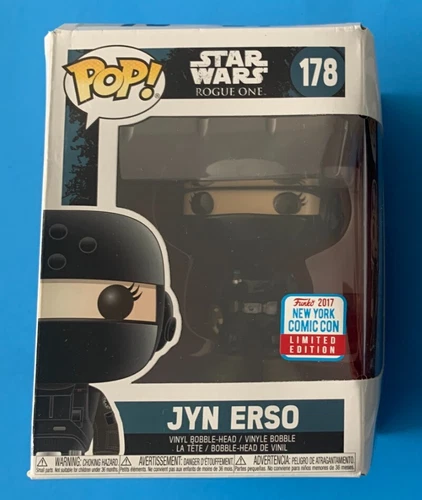 FUNKO POP STAR WARS ROGUE ONE JYN ERSO 178 NEW YORK COMIC CON OFFICIAL STICKER