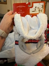 BRAND NEW Wondershop Dog/Cat White Reindeer Hoodie Costume SMALL w/FREE Ship!!!