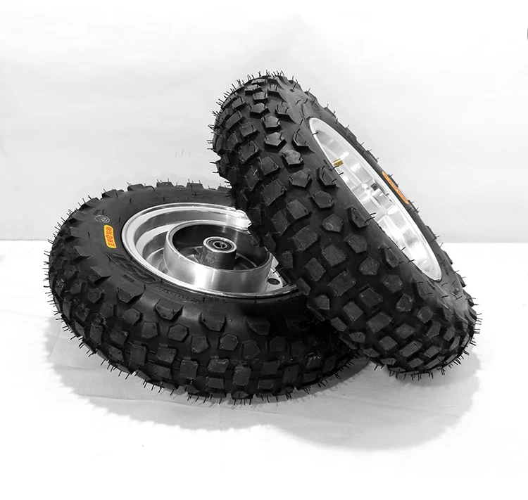 3.5-8 Rear Fornt Tubeless Off-road Tyres vacuum & rims For Honda Monkey Z50 Z50J - Image 2 of 4