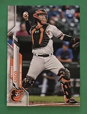2020 Topps Advanced Stats /300 Chance Sisco #187 Baltimore Orioles