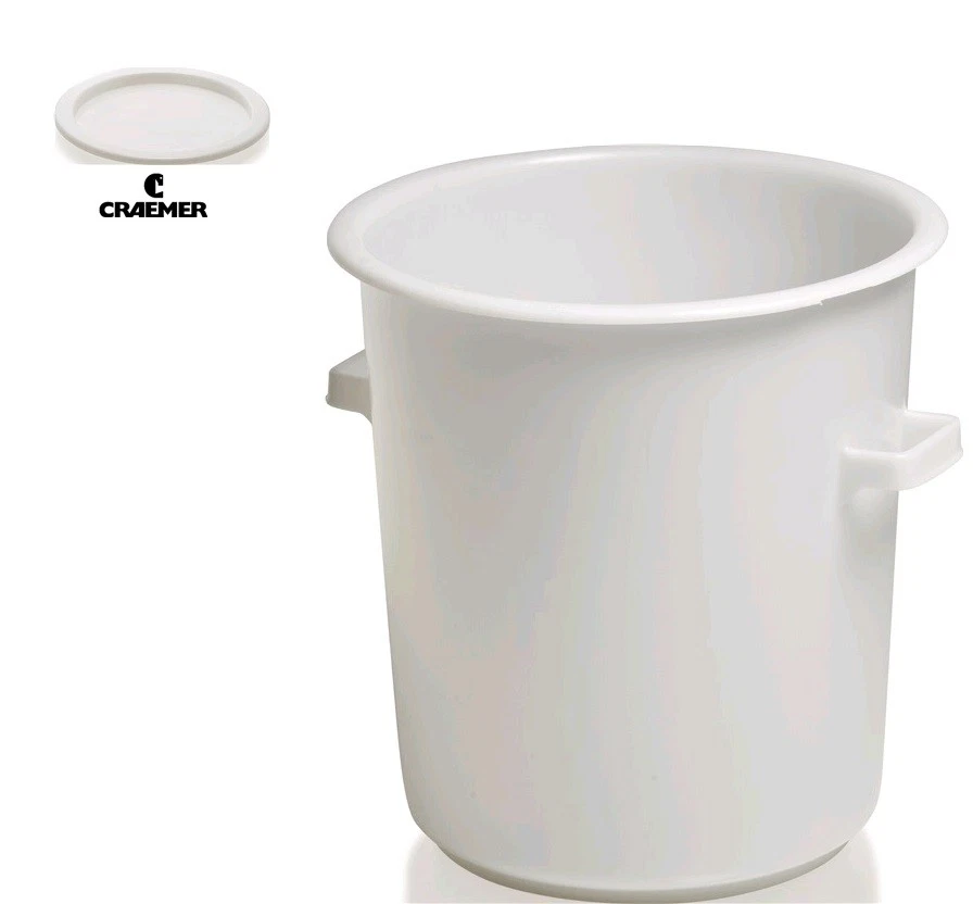 CRAEMER Kunststoffbehälter rund 75 l stapelbar,bruchfest + temperaturbeständig
