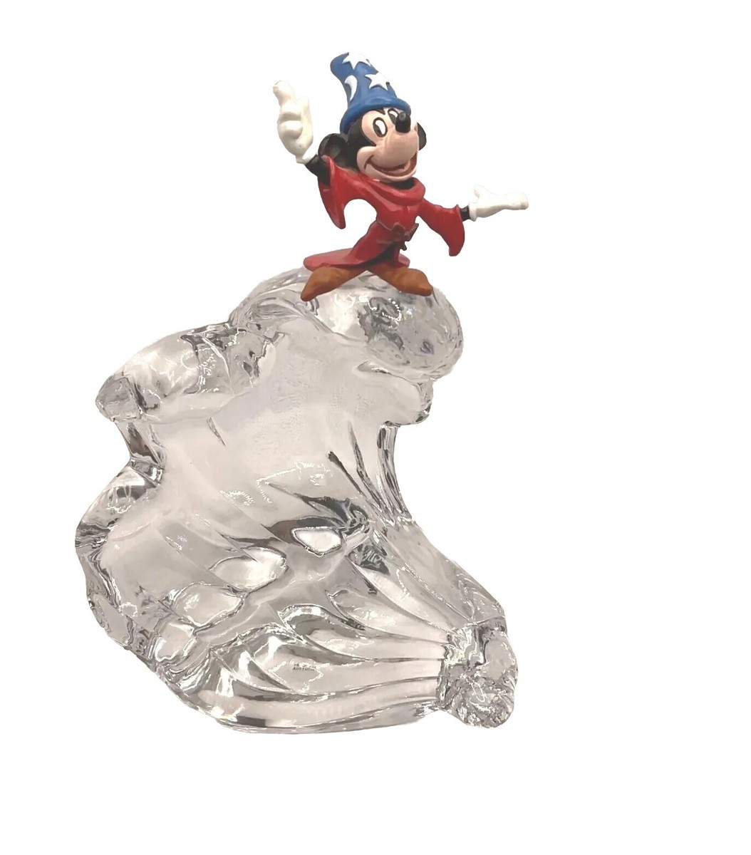 Disney SORCERER MICKEY Mouse FANTASIA Franklin Mint CRYSTAL