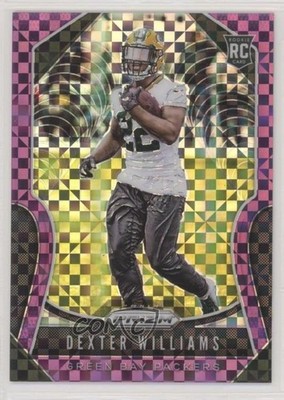 2019 Panini Prizm Rookies Purple Power 40/49 Dexter Williams #336 Rookie RC 6fs
