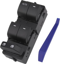 Power Window Switch Control Button Driver Side Compatible with 2008-2012 Ford F2