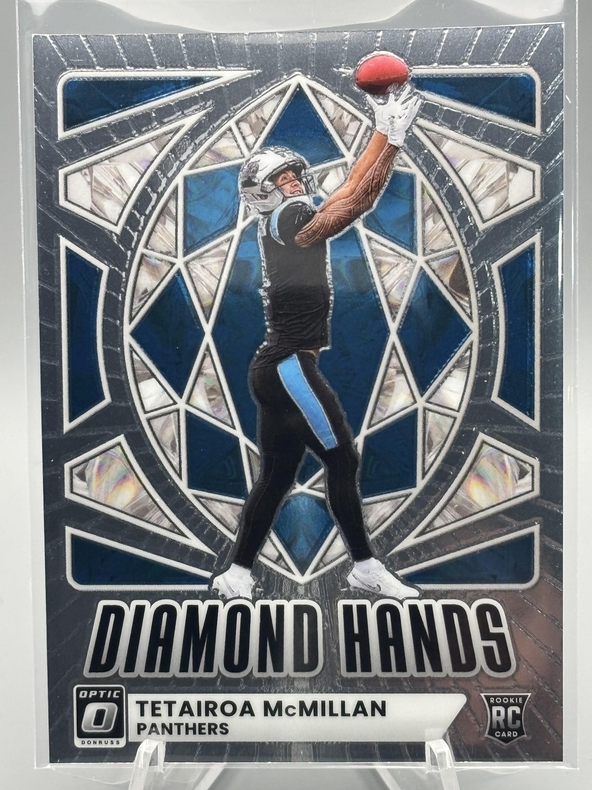 2025 Donruss Optic #2 Tetairoa McMillan Diamond Hands