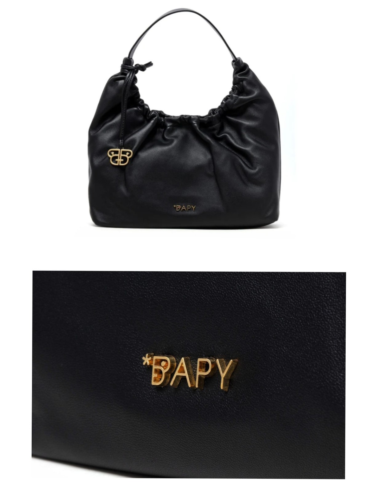 BAPE BAPY Slouchy Shoulder Bag YK70-289-307 for Women