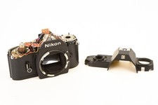 Nikon EM 35mm SLR FIlm Camera Body AS-IS for PARTS OR REPAIR V24