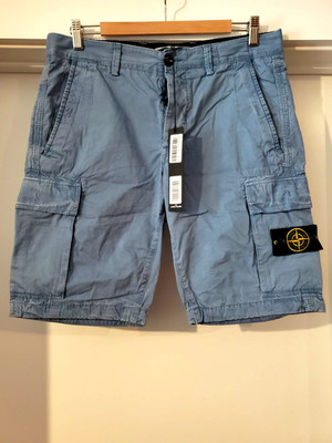 Stone Island Garment Dyeing Bermuda Cargo Shorts 32 size
