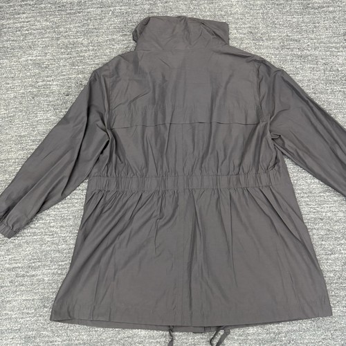 Eileen Fisher Jacket Women 1X Plus Brown Full Zip Outdoor Commute Cargo Pockets - Picture 11 of 12