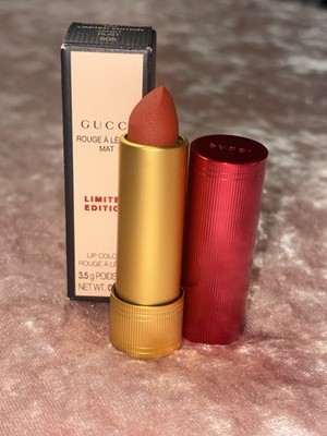 Gucci Limited Edition Rouge À Lèvres Mat Lipstick Janet Rust 505 $49rv Nib