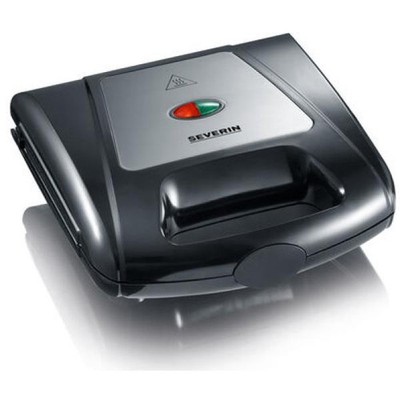 3in1 Sandwich-Toaster SA (schwarz/edelstahl, 1.000 Watt, mit 3 Platten-Sets) 296