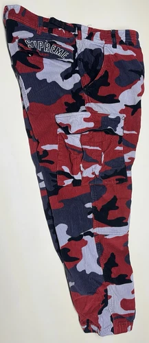 Pantalon cargo homme Supreme X Nike velours côtelé 2022 taille medium StockX authentifié