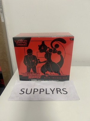 Pokemon TCG Destined Rivals Pokemon Center Elite Trainer Box Sealed