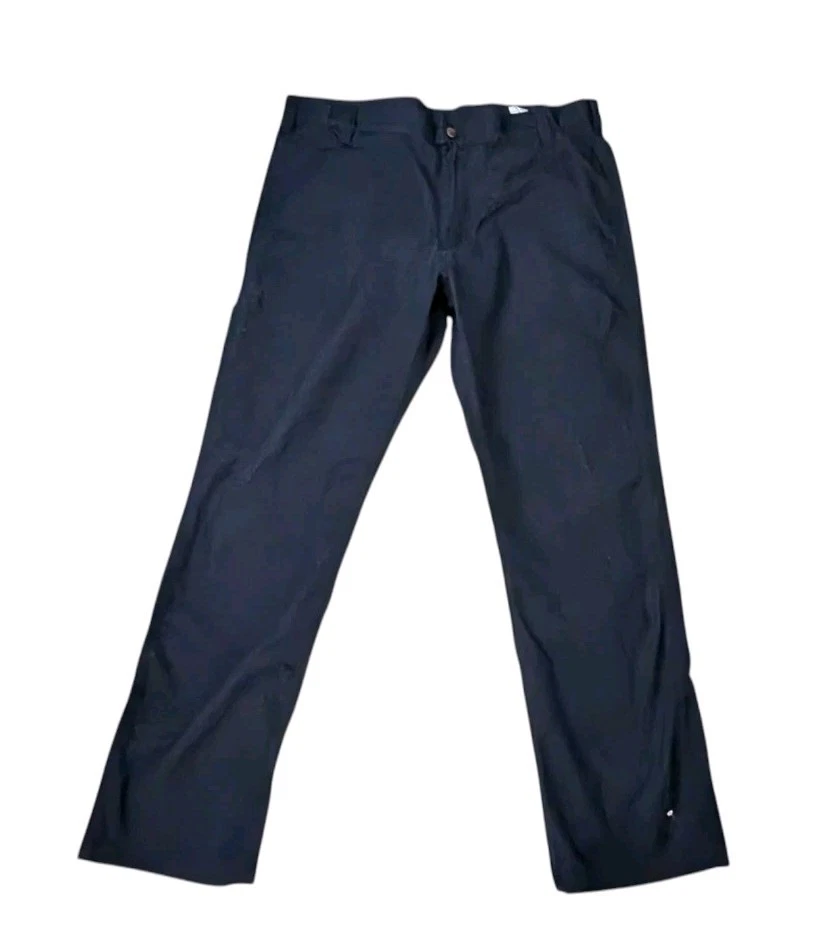 Men's Carhartt 40/34 Relaxed Fit Cargo Pants Navy Blue Mint CONDITION