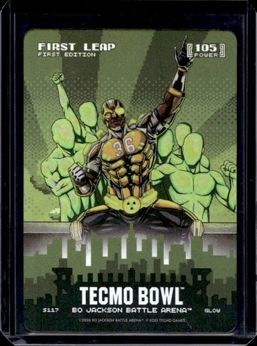 2026 Bo Jackson Battle Arena Tecmo Bowl First Leap Skyline Battlefoil #S117