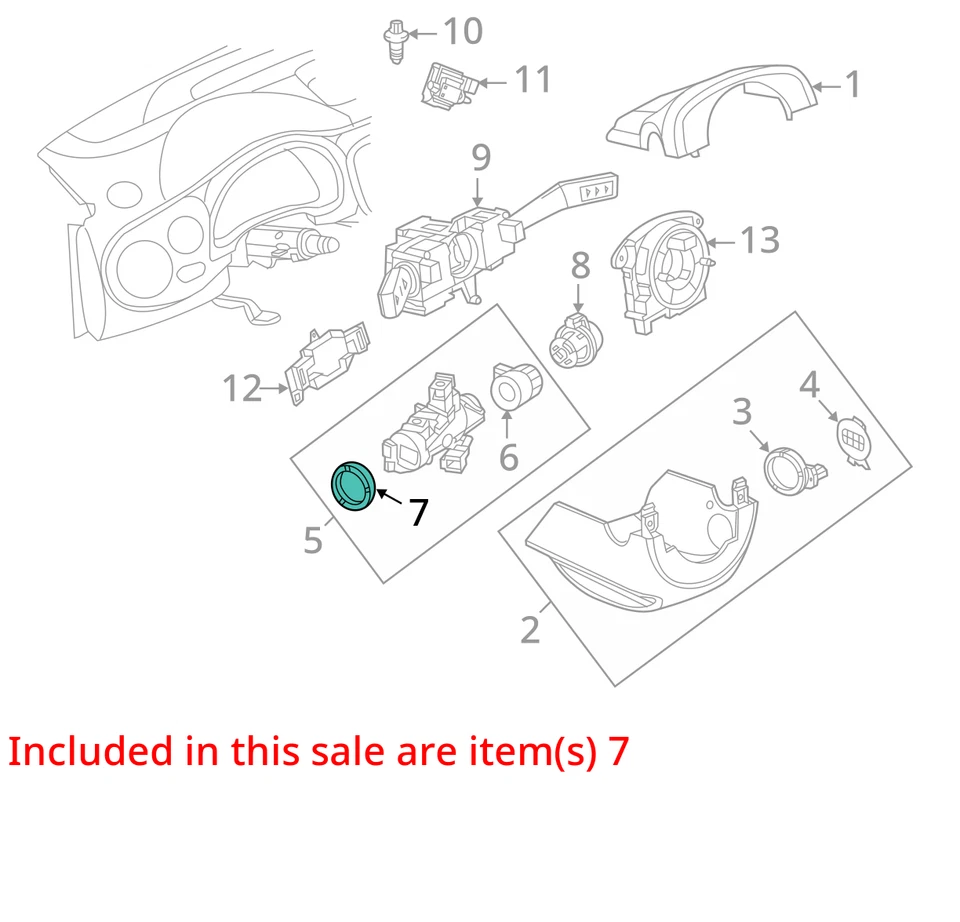 Interruptor de encendido llave de encendido convencional arranque compatible con 05-14 JETTA 3966245 Foto 3 de 4