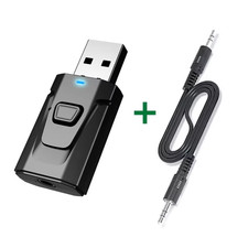 USB Bluetooth 5.4 Audio Transmitter Receiver MIC Wireless Adapter 3.5Mm AUX/RCA
