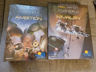 Roll for the Galaxy: Ambition and Rivalry Expansions