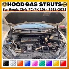 Hood Struts For Honda Civic Fcfk 10th 2016-2021 Gas Dampers Shock Lift Supports Hood Struts For Honda Civic Fcfk 10th 2016-2021 Gas Dampers Shock Lift Supports
