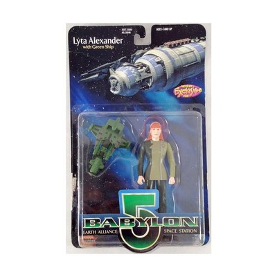 Exclusive Premie Babylon 5 To  Lyta Alexander w/Green Ship - 6'' Action Fig New