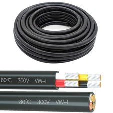 24 Gauge 4 Conductor Tinned Copper Electrical Wire Stranded PVC Audio Power C...