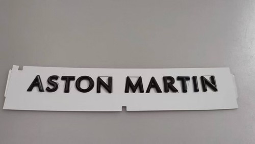 Aston Martin DB11 Vantage Script Rear ​Emblem Glossy Black JY53-001B40-AA 1PCS
