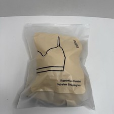 Truekind Supportive Comfort Wireless Shaping Bra Nude Beige Medium NWT