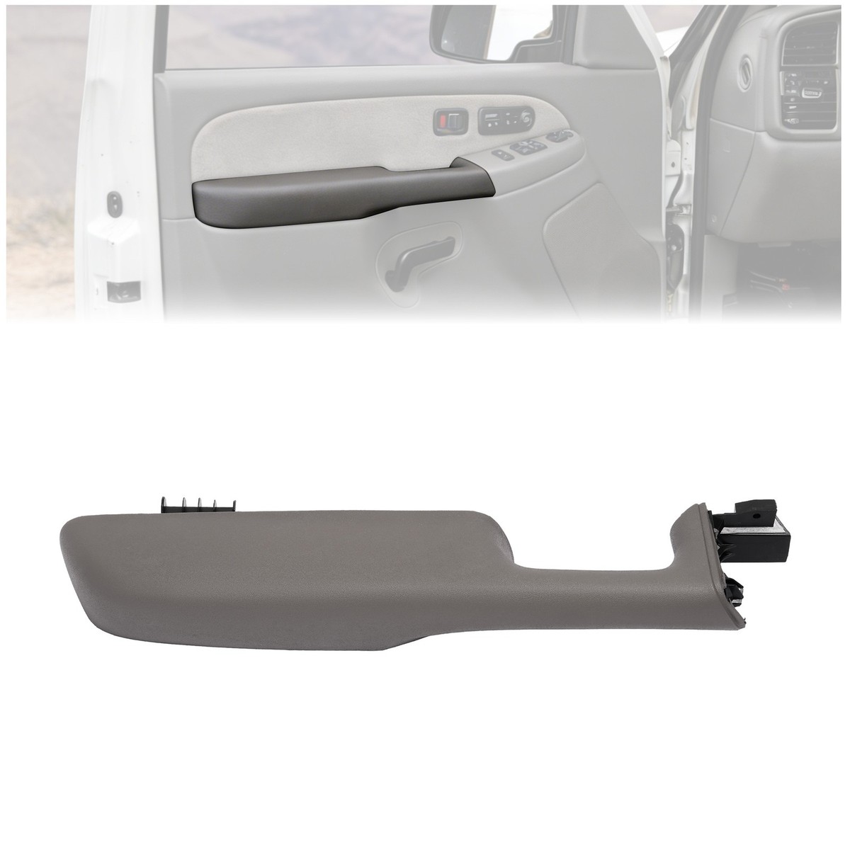 Door ArmRest Panel Driver Side For 99-02 Chevrolet GMC Cadillac 04