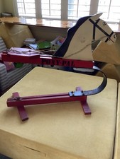 Vintage Antique South Bend Toys Pat Pend Pony Pal Wood Rocking Horse Bounce Toy