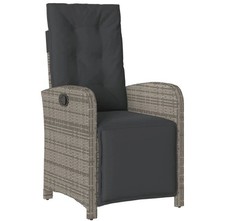 Reclining Patio Chair with Footrest Outdoor F...
