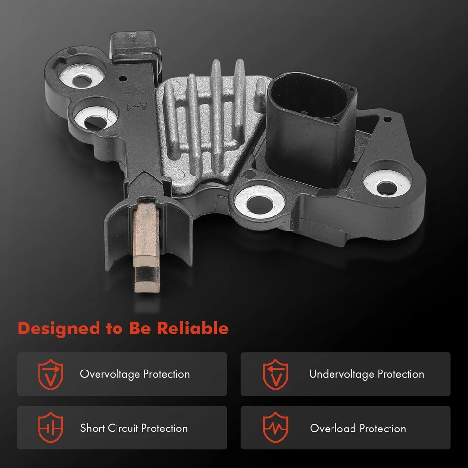 Regulador alternador 12 voltios para Audi A6 2006-2009 A6 Quattro 2005-2008 V6 3,2 L Foto 4 de 4