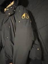 GOLD SERIES ORIGINAL SHEARLING TRIM BALLISTIC BOMBER (Large)