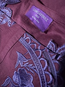 New Pakistani Indian Designer SanaSafinaz Salwar Kameez Kurta Top Tunic Dress XL