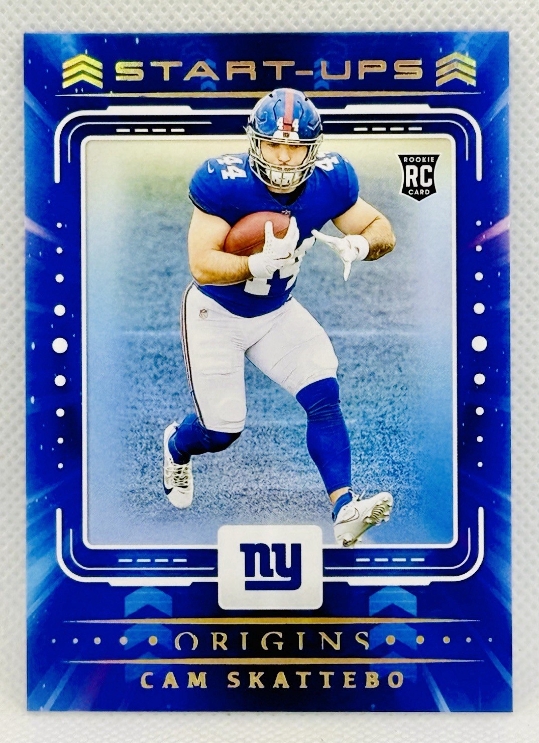 2025 Panini Origins Start Ups #2 Cam Skattebo Rookie Card Insert Giants NICE