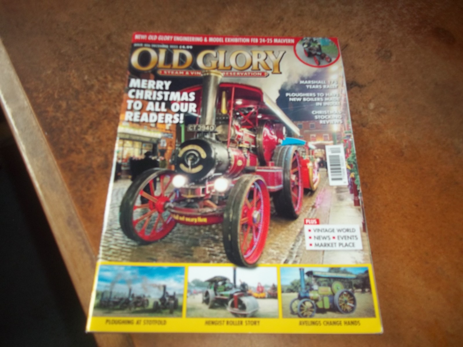 Old Glory Steam & Vintage Preservation Magazine Issue 406 December 2023 VGC