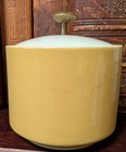  Minimalist MCM Mikasa Focus Shape Japan Antique Gold Ceramic Yellow Sugar Bowl — photo 3