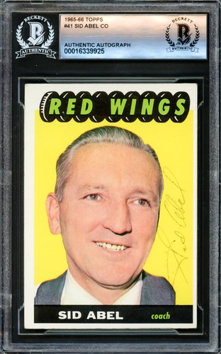 Sid Abel #41 1965 Topps card