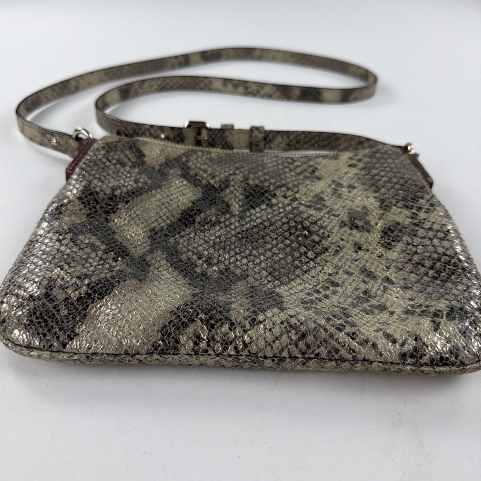 Kate Spade python print leather crossbody bag. - image 3