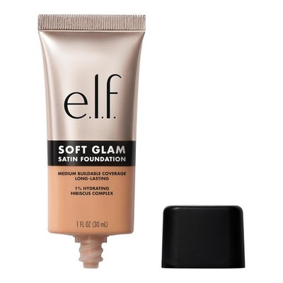 e.l.f. Soft Glam Satin Medium Foundation Long-Lasting #34 Medium Cool (BN)