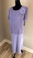 NWT Grandmother/Mother of Bride Dress Boutique Formal Women  s 22W Flower Wedding