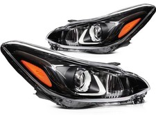 For 2020-2022 Chevy Spark LS LT Headlights Assembly w/Projector Left+Right Pair