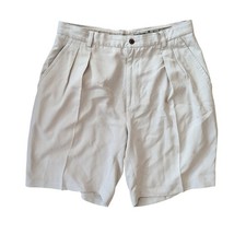 Tommy Bahama Men's 100 Silk Khaki Chino Shorts- Size 33
