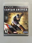 Captain America Super Soldier PS3 Sony PlayStation 3 2011 CIB Complete Tested
