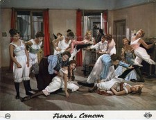 *Françoise Arnoul French-Cancan Jean Renoir Photo d'exploit papier vintage
