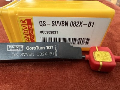 SANDVIK QS SVVBN 082X B1 COROTURN 107 INSERT TOOL HOLDER QTY 1