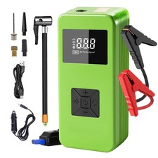 Portable Car Battery Jump Starter with Air Compressor, 8000A Peak 150PSI Jump...