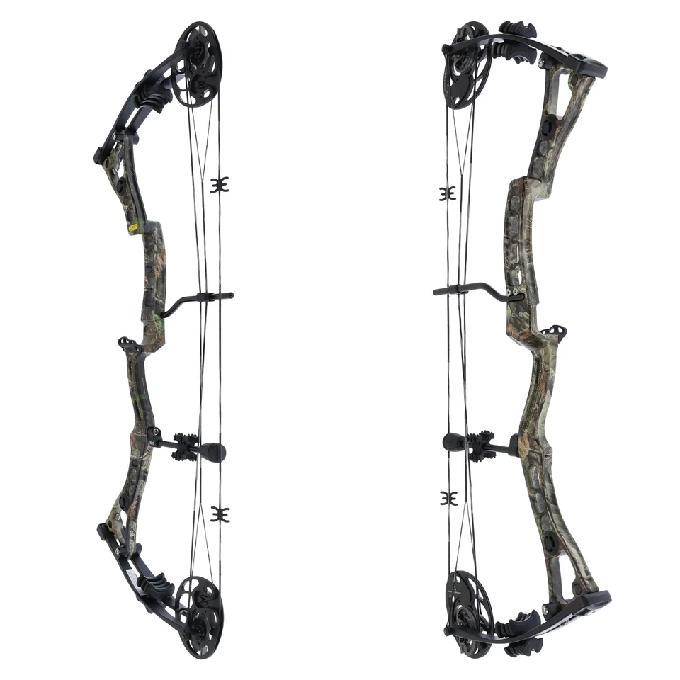 EK ARCHERY Axis - 30-70 libbre - arco composto Folium Camo, arco da caccia, sport con l'arco - Immagine 3 di 4