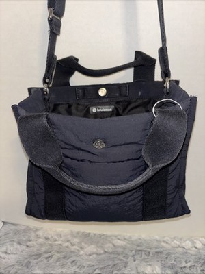 Lululemon - Boxy mini Tote Bag w/ Detachable Strap, Snap/Zip, black